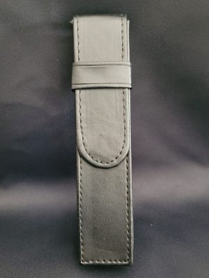 étui simili-cuir protection noir