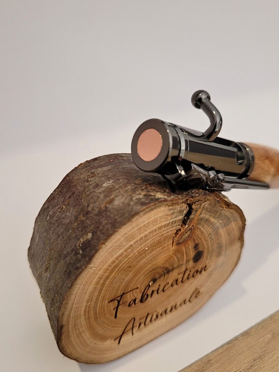 Stylo balle de fusil en bouleau – Image 3