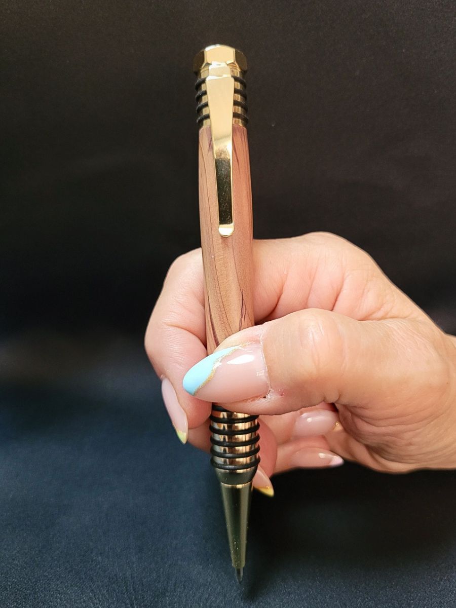 stylo parker genévrier placage or