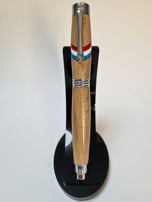 roller artisanal en hêtre aux couleurs du Luxembourg